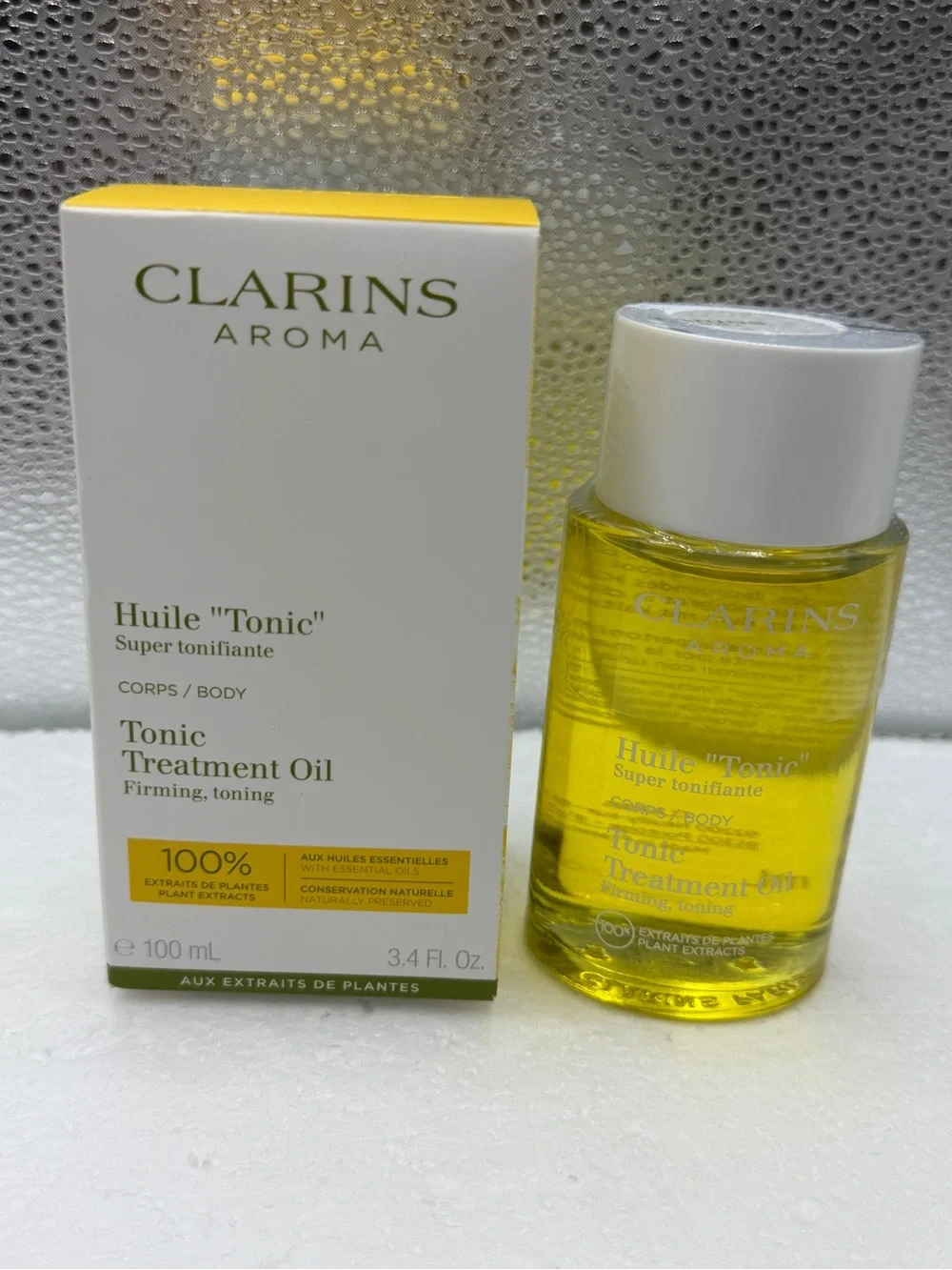 Clarins Tonic Treatment Oil — Yellow Bottle